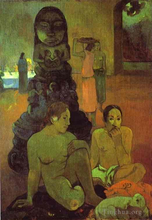 Paul Gauguin Oil Painting - The Great Buddha