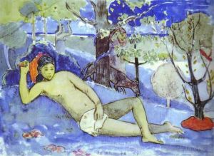 Artist Paul Gauguin's Work - Te Arii Vahine Queen