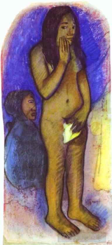 Paul Gauguin Various Paintings - Words of the Devil c