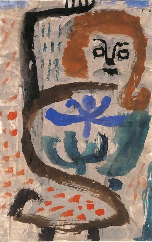 Paul Klee Oil Painting - A swarming