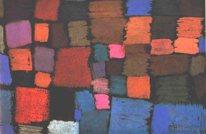 Paul Klee Oil Painting - Coming to bloom
