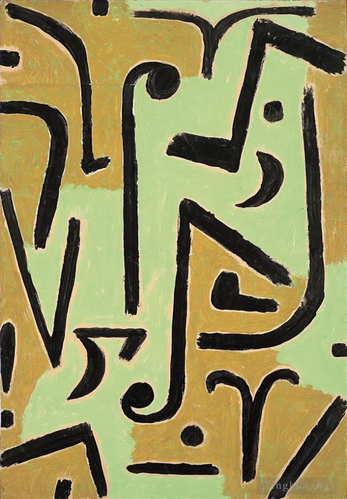 Paul Klee Oil Painting - Halme