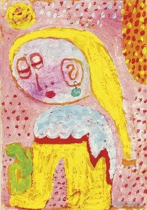 Artist Paul Klee's Work - Magdalena before the conver