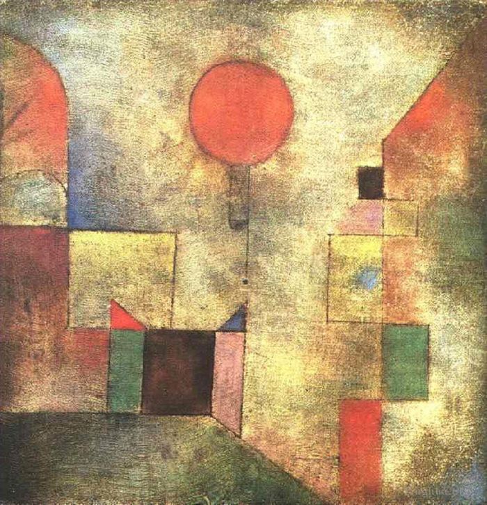 Paul Klee Oil Painting - Red Balloon