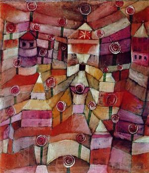 Artist Paul Klee's Work - Rose garden