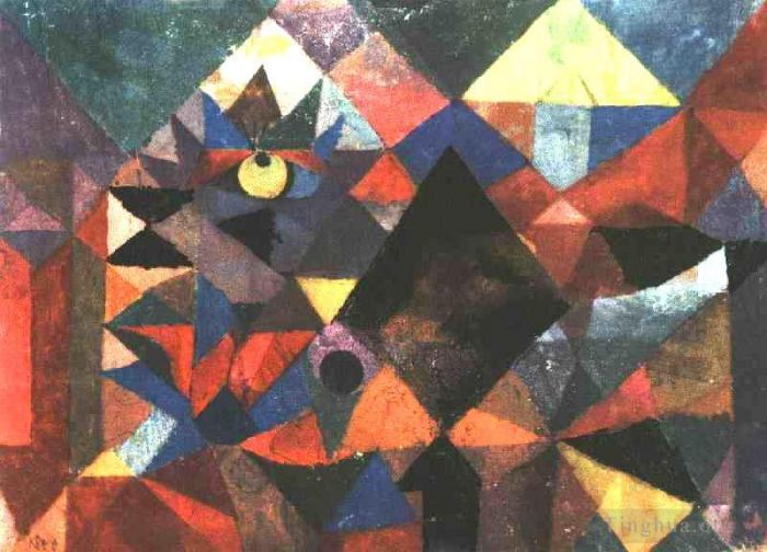 Paul Klee Oil Painting - The Light and So Much Else