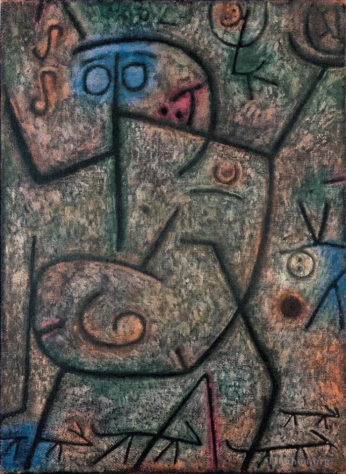 Paul Klee Oil Painting - The rumors