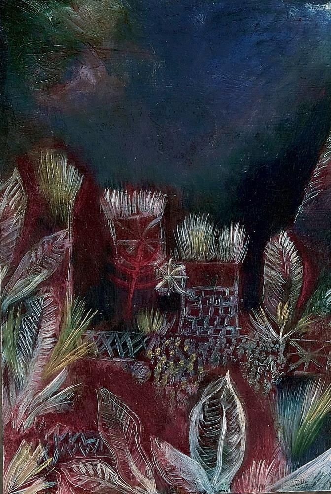 Paul Klee Oil Painting - Tropical twilight