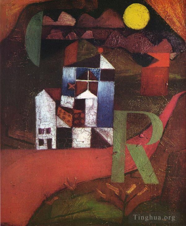 Paul Klee Oil Painting - Villa R
