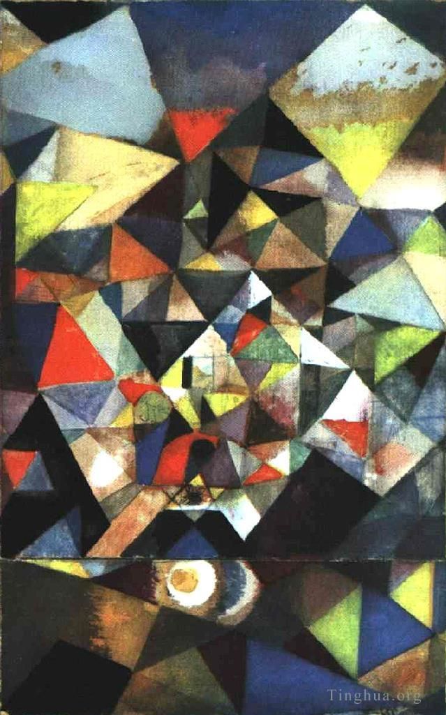 Paul Klee Oil Painting - With the Egg