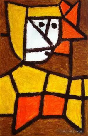 Artist Paul Klee's Work - Woman in Peasant Dress