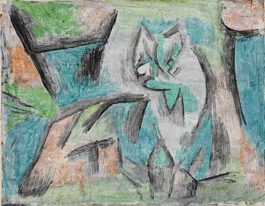 Paul Klee Various Paintings - A kind of cat
