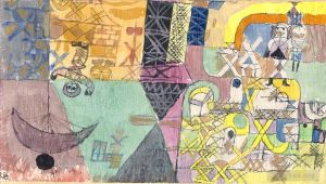Artist Paul Klee's Work - Asian entertainers