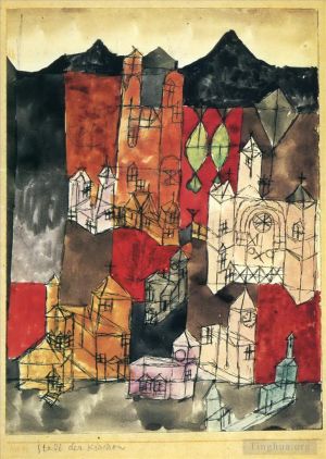 Artist Paul Klee's Work - City of Churches