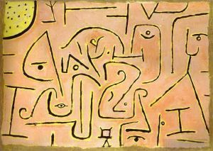 Artist Paul Klee's Work - Contemplation
