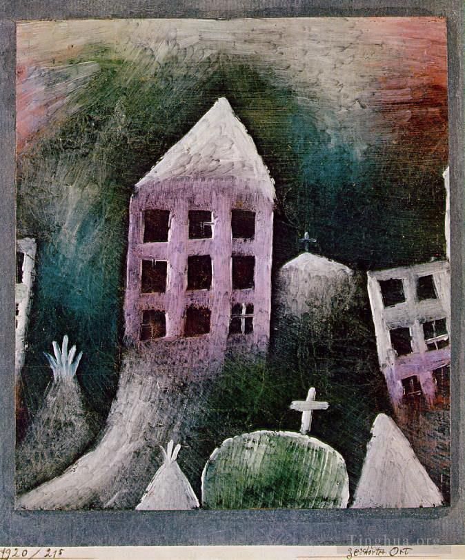 Paul Klee Various Paintings - Destroyed place
