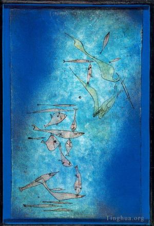 Artist Paul Klee's Work - Fish Image