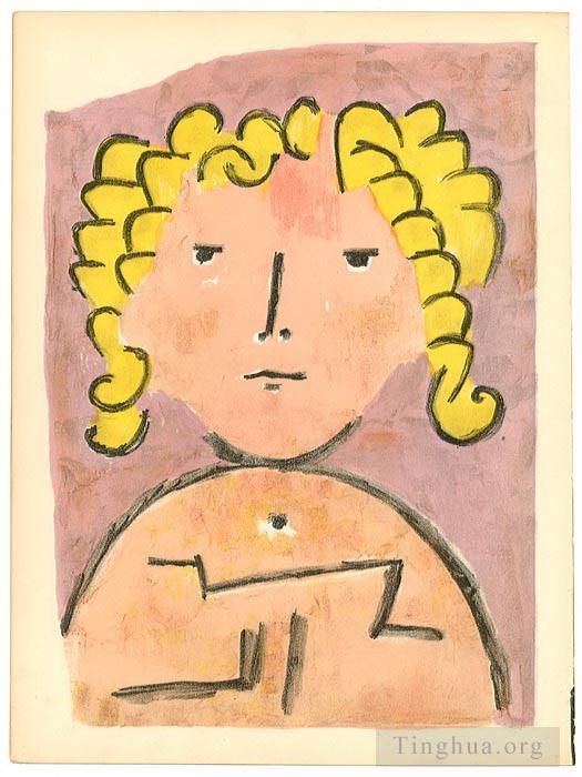 Paul Klee Various Paintings - Head of a child