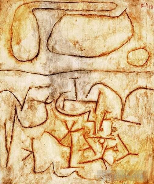 Paul Klee Various Paintings - Historic ground