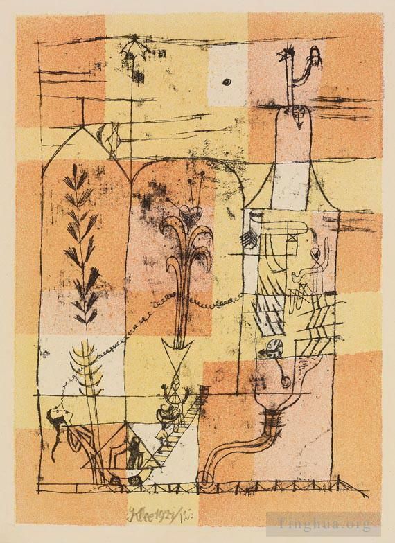 Paul Klee Various Paintings - Hoffmanneske scene