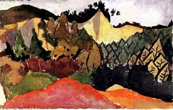 Paul Klee Various Paintings - In the Quarry