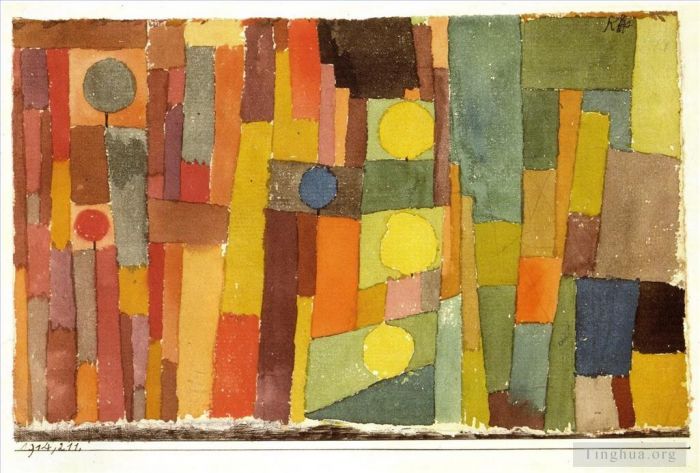 Paul Klee Various Paintings - In the Style of Kairouan