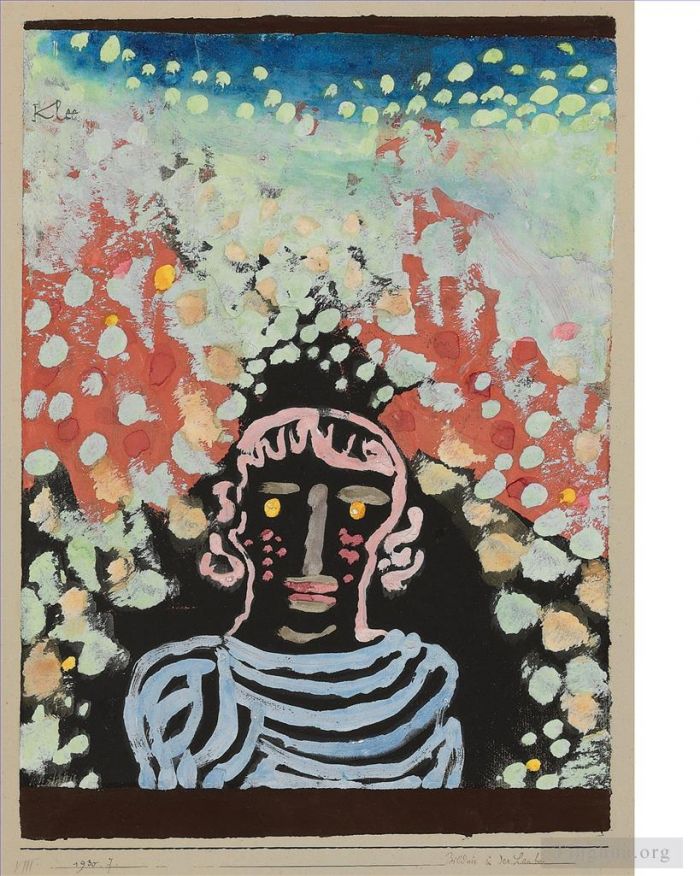 Paul Klee Various Paintings - Likeness in the bower