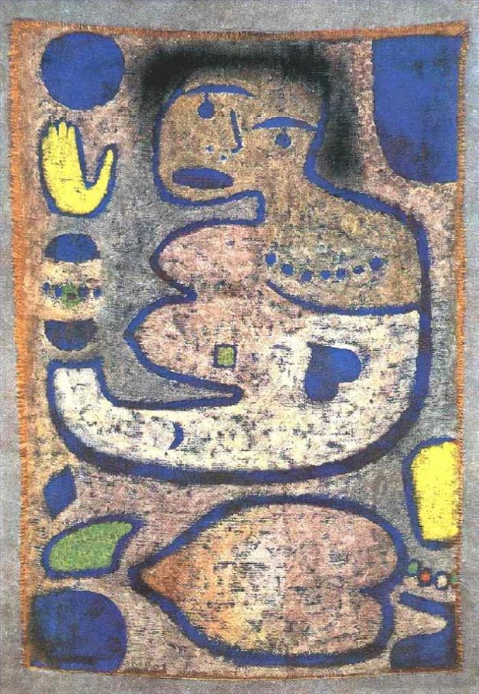 Paul Klee Various Paintings - Love Song by the New Moon