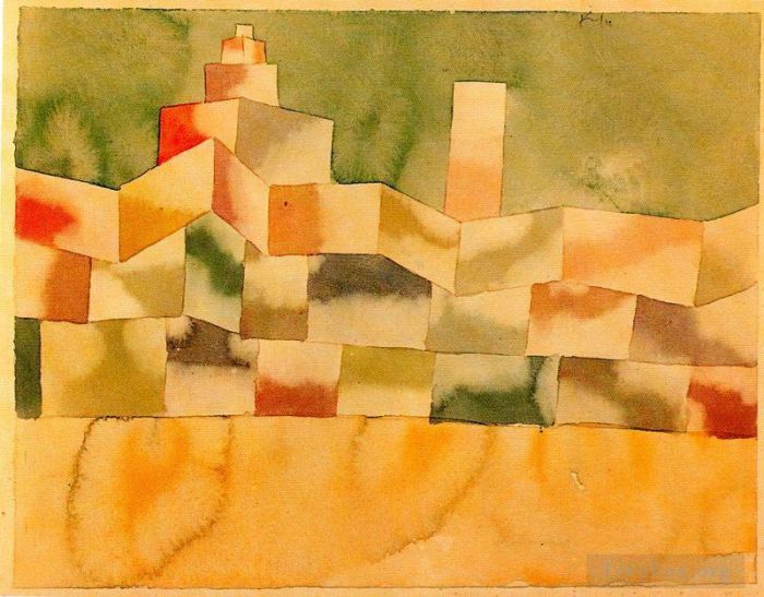 Paul Klee Various Paintings - Oriental Architecture
