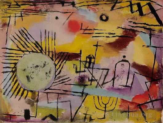 Paul Klee Various Paintings - Rising Sun