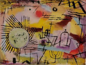Artist Paul Klee's Work - Rising Sun