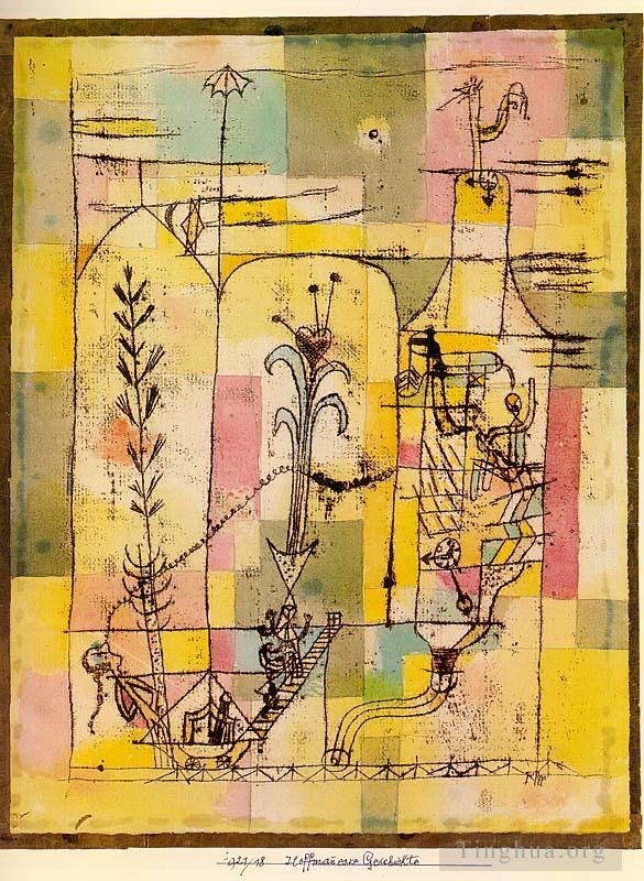Paul Klee Various Paintings - Tale of Hoffmann