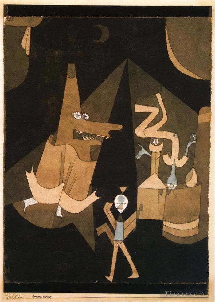 Paul Klee Various Paintings - Witch scene