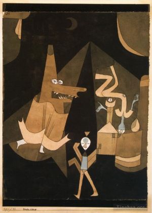 Artist Paul Klee's Work - Witch scene