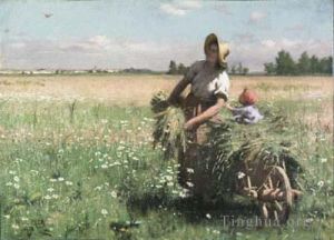 Artist Paul Peel's Work - The Meadow Lark 1887