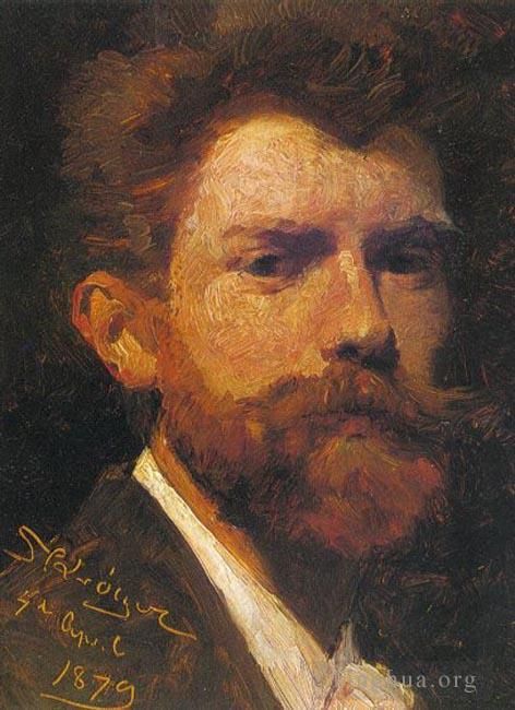 Peder Severin Kroyer Oil Painting - Autorretrato 1879