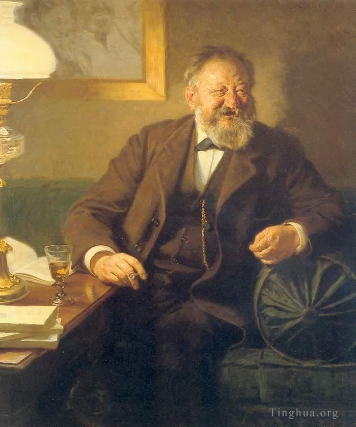 Peder Severin Kroyer Oil Painting - Sophus Schandorf 1895
