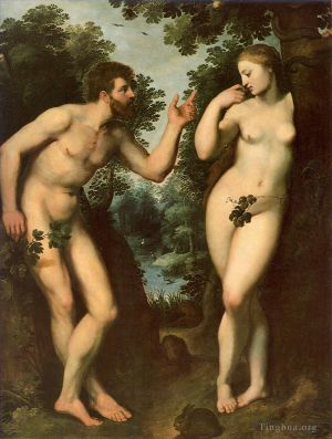 Artist Peter Paul Rubens's Work - Adam and Eve