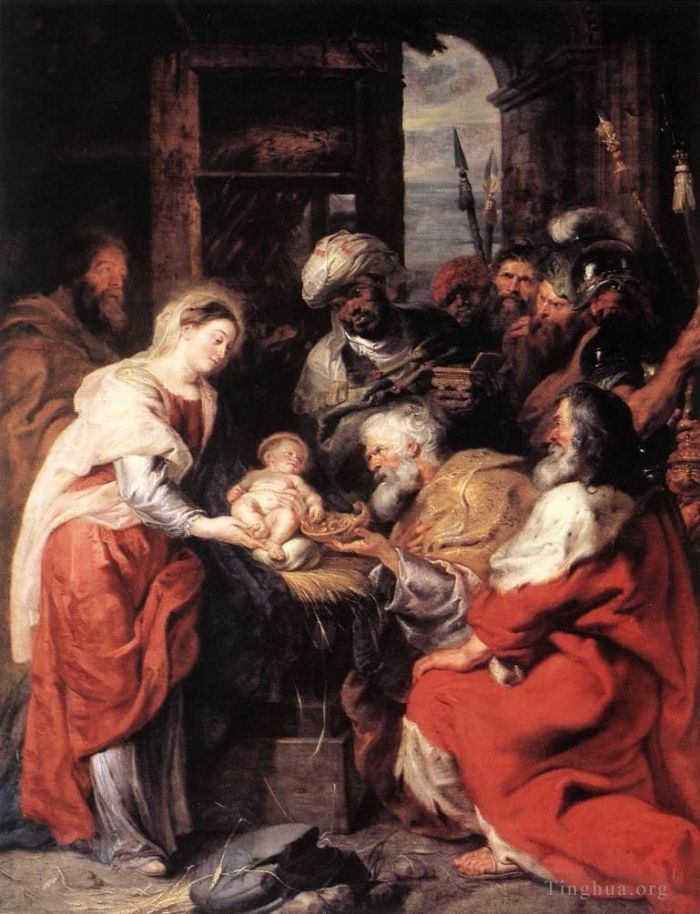 Peter Paul Rubens Oil Painting - Adoration of the Magi 1626