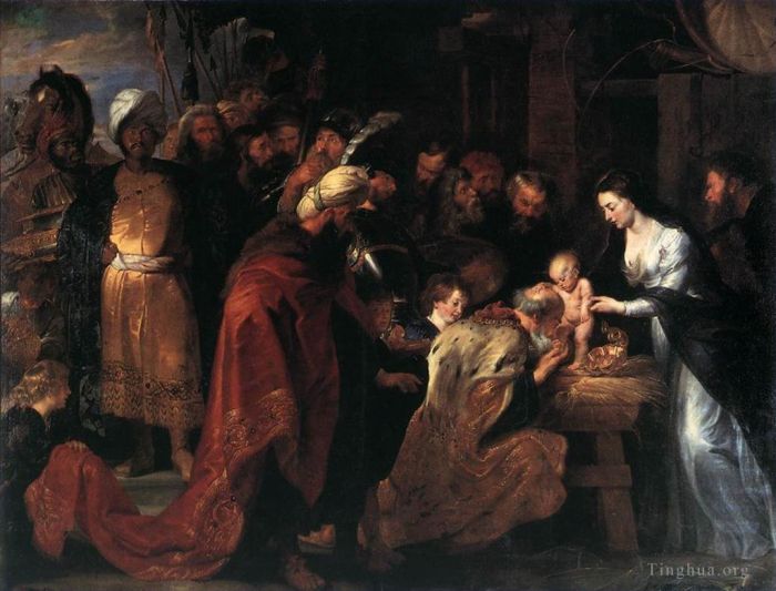 Peter Paul Rubens Oil Painting - Adoration of the Magi