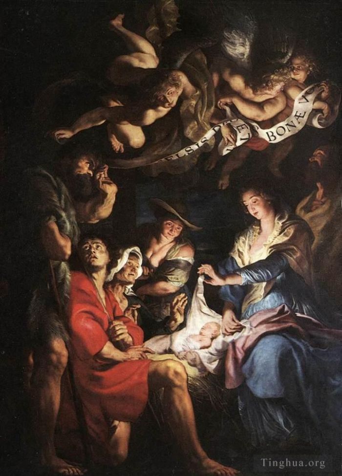 Peter Paul Rubens Oil Painting - Adoration of the Shepherds