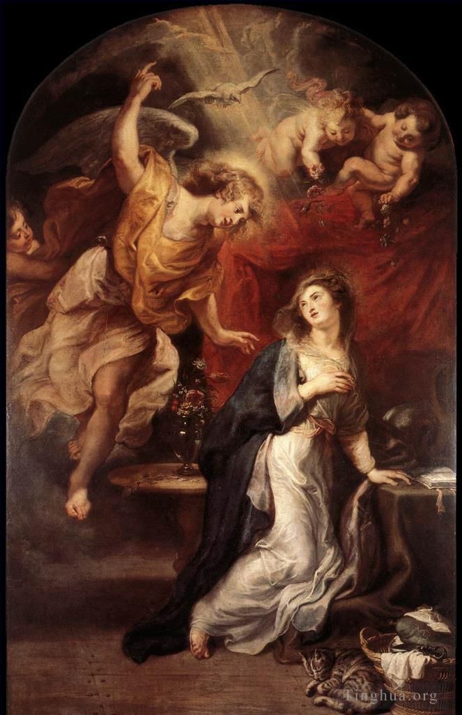 Peter Paul Rubens Oil Painting - Annunciation 1628
