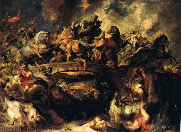Peter Paul Rubens Oil Painting - Battle of the Amazons