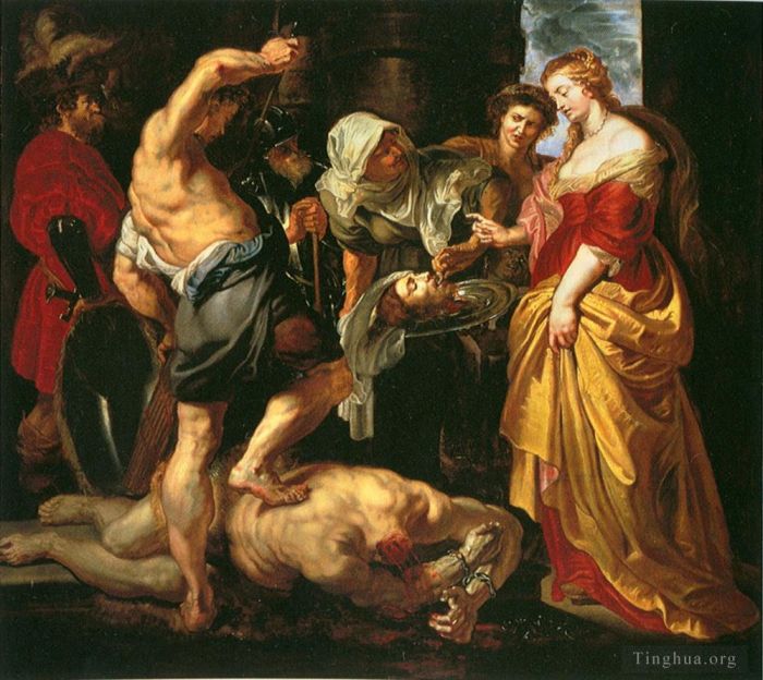 Peter Paul Rubens Oil Painting - Beheading of St John the Baptist