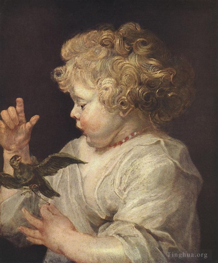 Peter Paul Rubens Oil Painting - Boy with Bird