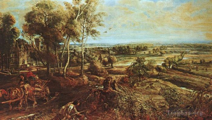Peter Paul Rubens Oil Painting - Chateau de Steen