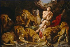 Artist Peter Paul Rubens's Work - Daniel in the Lions Den