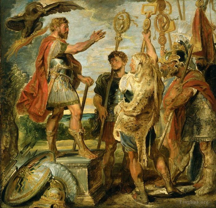 Peter Paul Rubens Oil Painting - Decius Mus Addressing the Legions