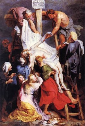 Artist Peter Paul Rubens's Work - Descent from the Cross 1616