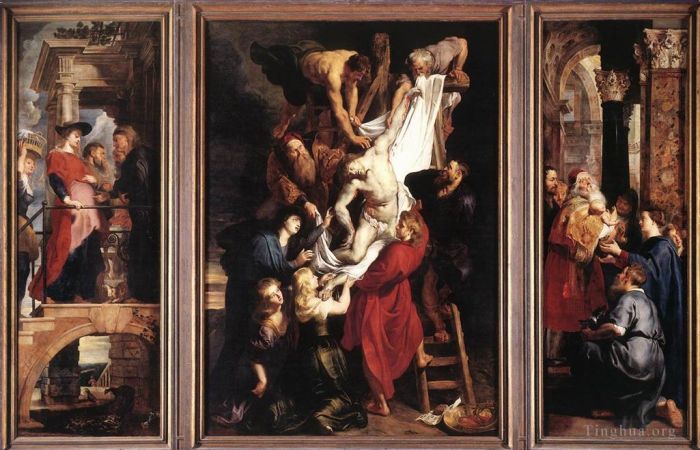 Peter Paul Rubens Oil Painting - Descent from the Cross